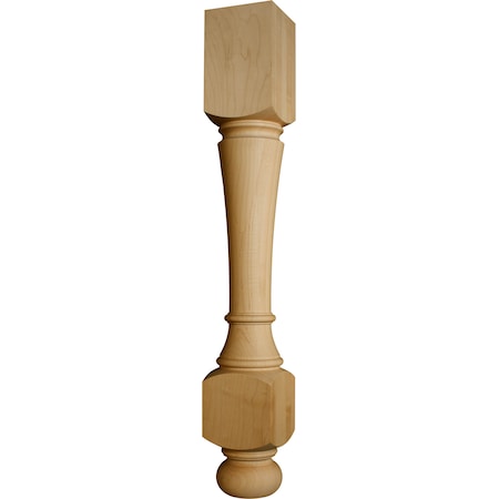 35 1/2 X 5 X 5 Elizabeth Island Leg In European Beech